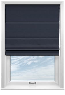 Geneva, Volcanic Black - Roman Blind